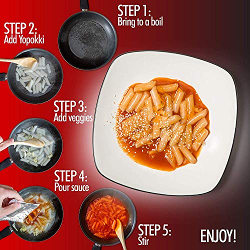 Instant Buldak Spicy Tteokbokki Rice Cake | Pack Of 2 Popular Korean Snack With A Very Hot Spicy Sauce
