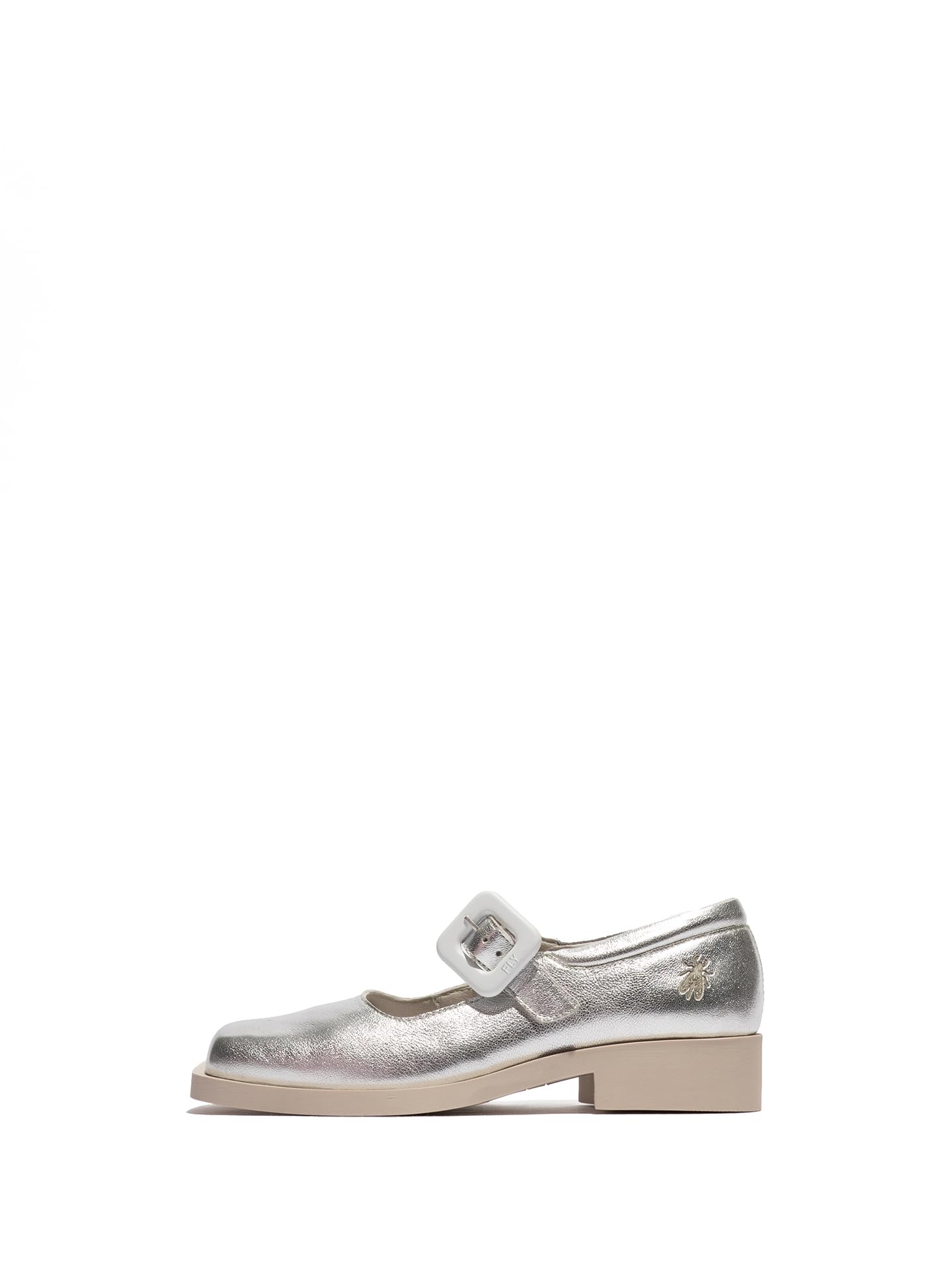 Fly London Women's RADY210FLY Mary Jane, Silver, 5 UK