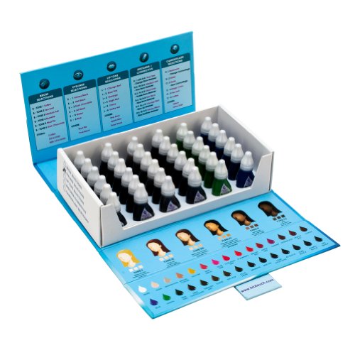 36 Bottle Set BIO TOUCH PURE Permanent Makeup Pigment Eye Liner Tattoo Ink Color