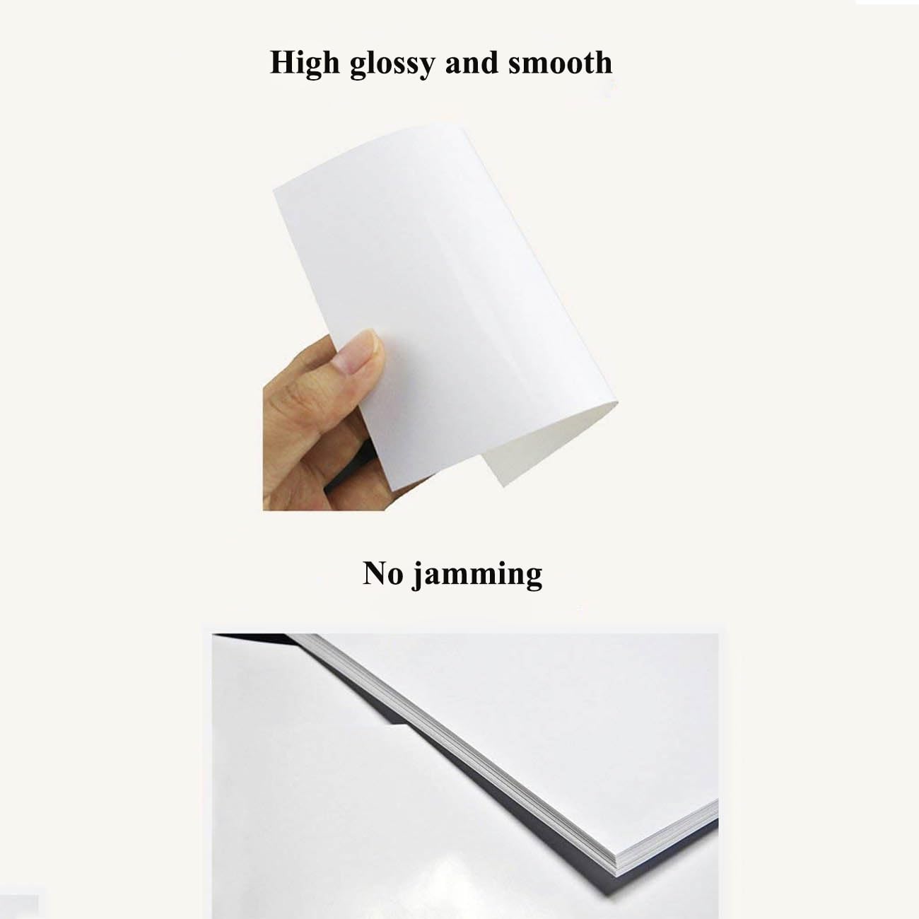 100 hojas de papel fotográfico de alta calidad de alto brillo, 6 x 8 pulgadas, 200 g/m², papel fotográfico blanco profesional impermeable, para impresoras de inyección de tinta