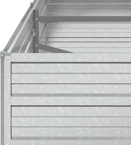 Miniatura 21 de Cama elevada para jardín, camas de jardín elevadas de metal para exteriores, camas de jardín elevadas galvanizadas para verduras, flores, hierbas