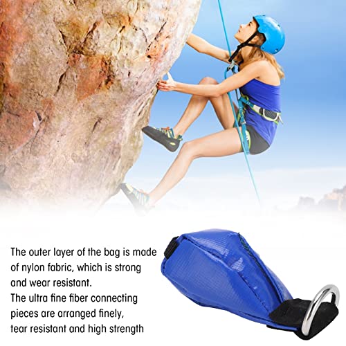 Throw Weight Bag, Multi Purpose Throw Weight Bag Nylon Throwing Rope Sandbag Outdoor Throw Weight Bag Tree Climbing Pouch Throw Bag for Tree Work for Outdoor Cave Exploration (Blue)