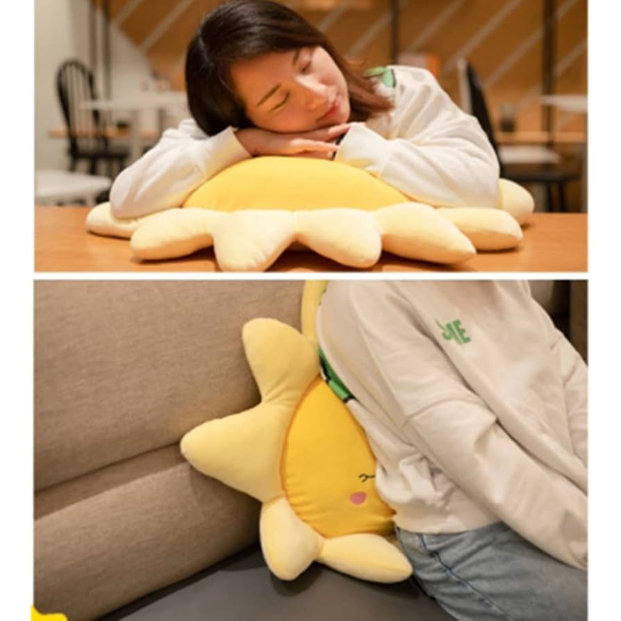 太陽花シート枕ぬいぐるみのぬいぐるみオフィスクッションかわいいプレゼント。 Amazon｜太陽の花の枕 ぬいぐるみソファクッション枕 かわいい