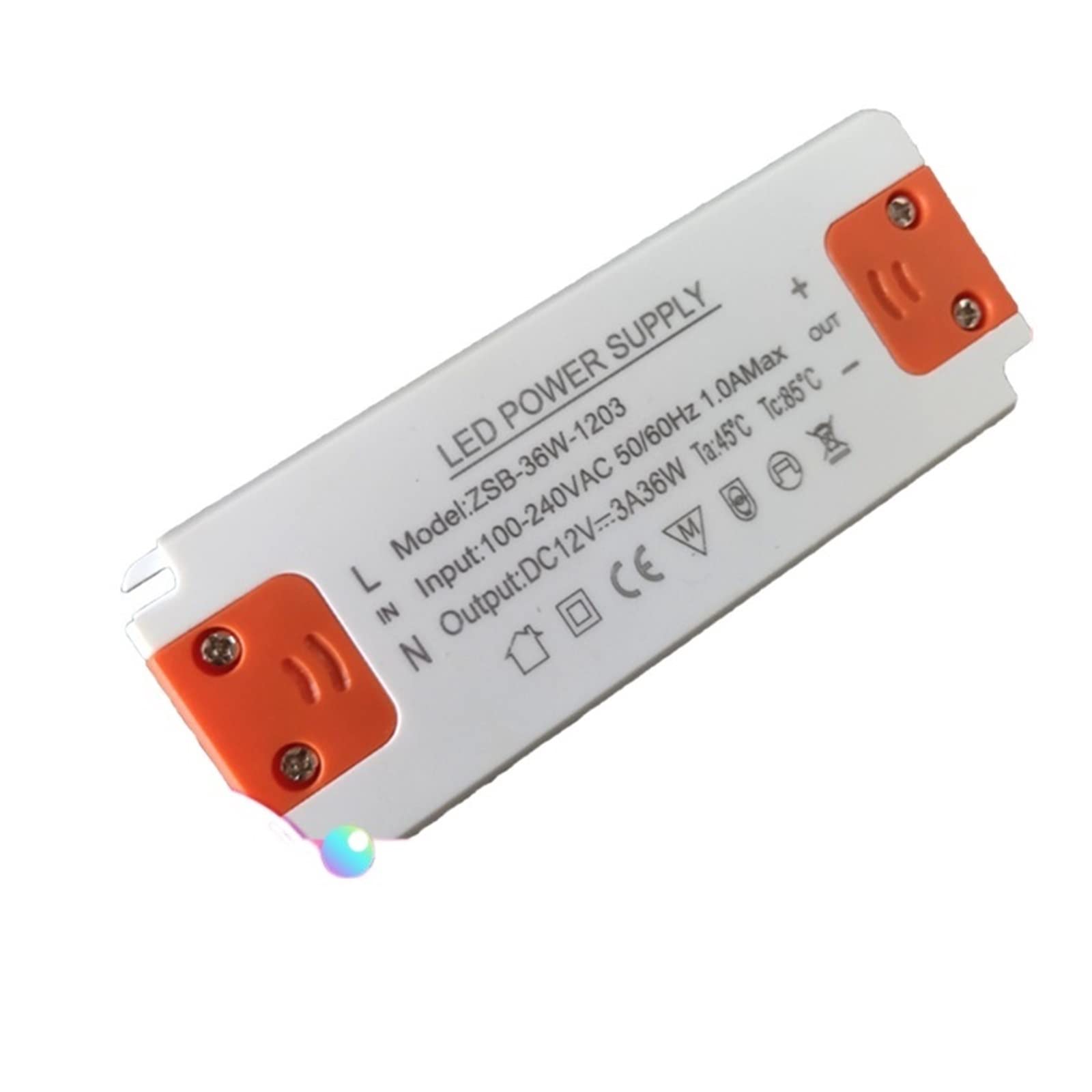 Alimentation tension constante LED à section mince DC24V 12W pour miroir et corniche