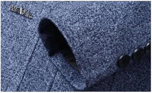 Men Stand Collar Business Casual Blazers Coats3