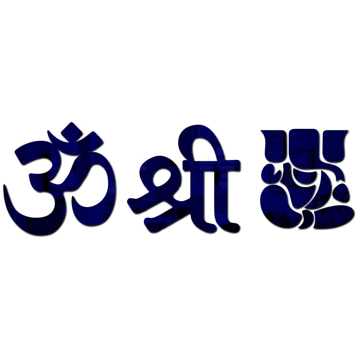 Wall1ders - Om Shree Ganesh Stickers Acrylic 3D Home Decoration Wall Stickers, Mirror Stickers for Wall, Acrylic Mirror Wall Decor Sticker, Wall Mirror Stickers, Acrylic Stickers, Wall Stickers for Hall Room, Bed Room, Kitchen.(Blue) (B0B9Y9JMYM) Amazon Price History, Amazon Price Tracker