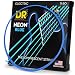 DR Strings Hi-Def NEON Blue Coated Medium (11-50) Electric Guitar Strings