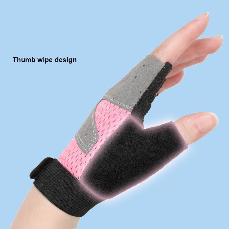 Miniatura 4 de INOGIH Guantes de entrenamiento transpirables para mujer, guantes de levantamiento de pesas para gimnasio, ciclismo, ejercicio, fitness y