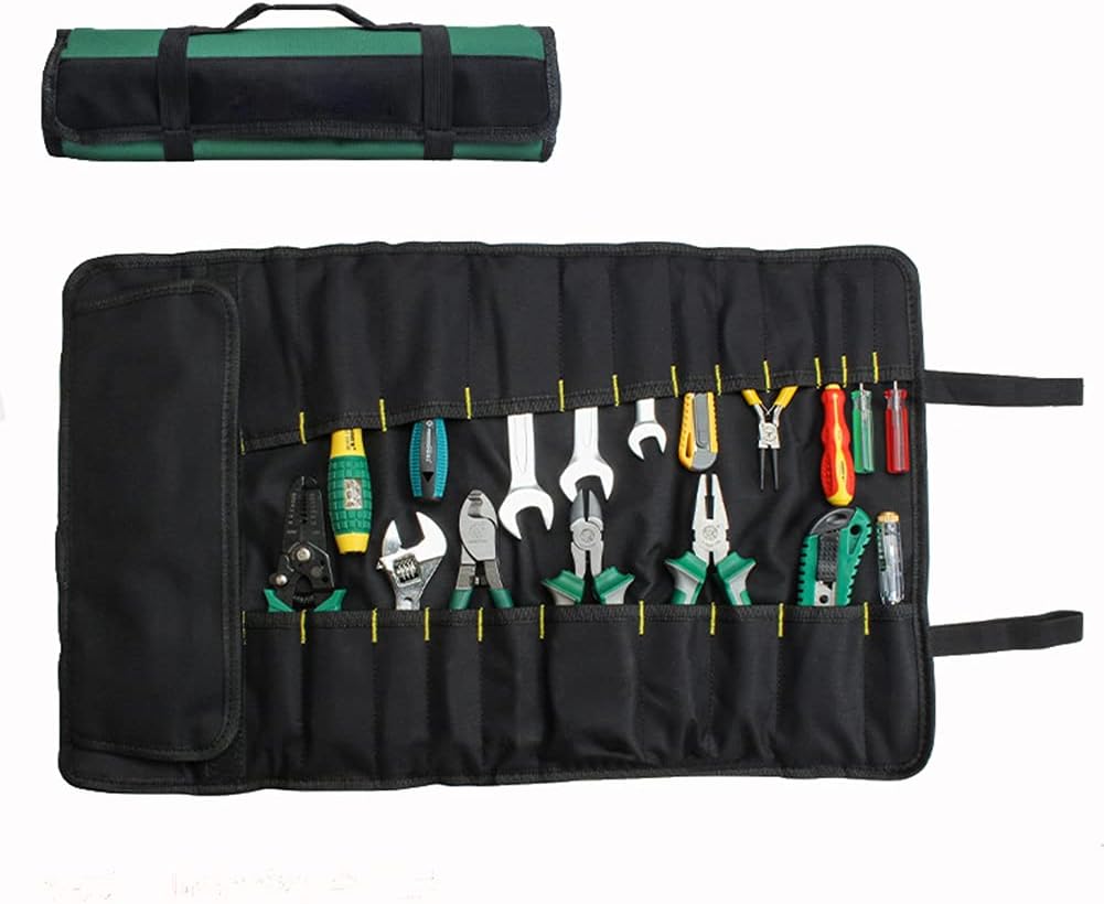 POHOVE Borsa portacoltelli, coltello da cucina, rotolo con 7