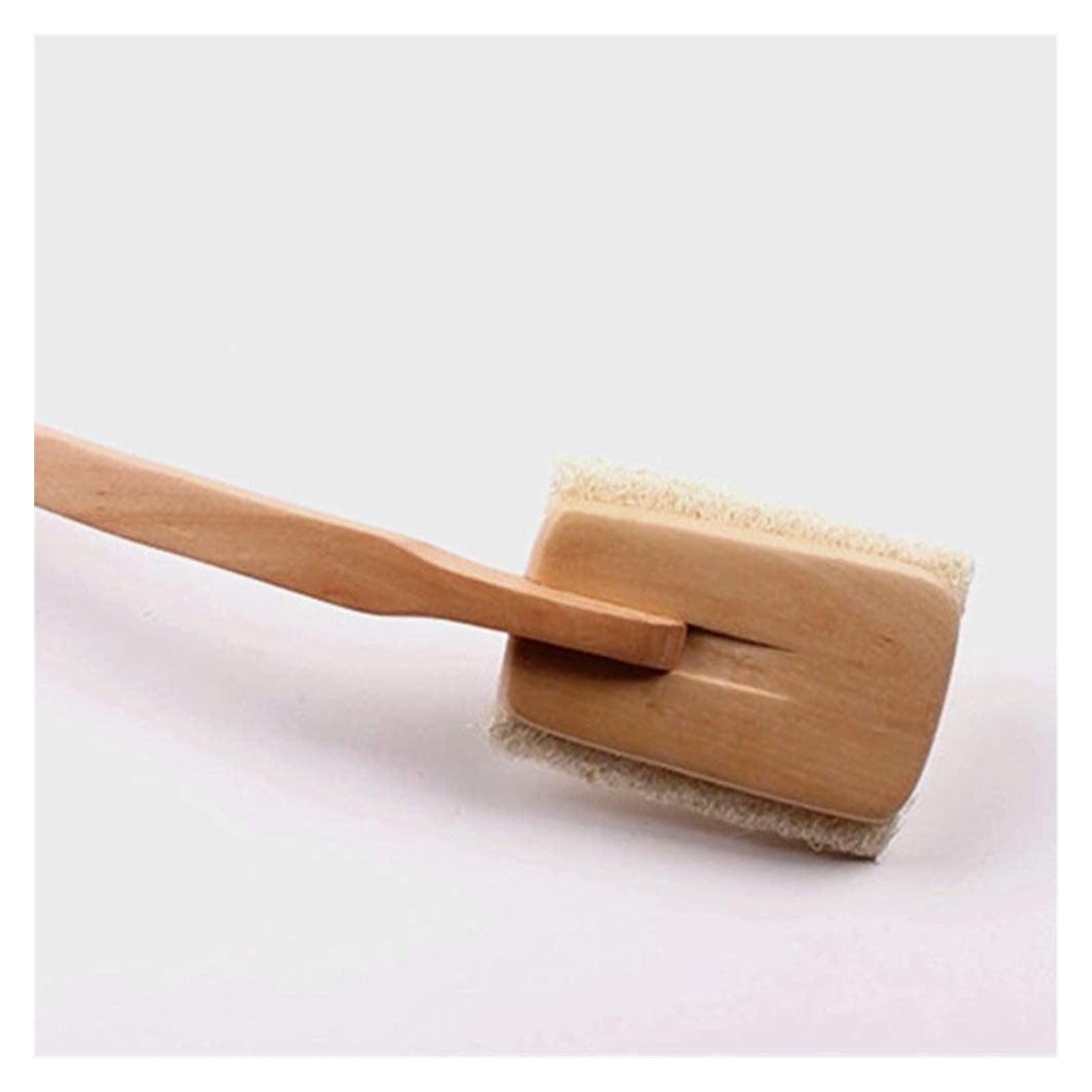 Cepillo de baño con Mango Largo, Cepillo de lufa Natural, Cepillo Exfoliante para el Cuerpo, Cepillo para la Espalda, Cepillo de baño y Ducha Corporal, cepillos para el Cuerpo y el baño