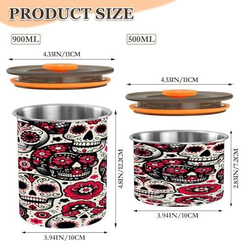 Contenedor de café hermético acero inoxidable 30 oz miniatura 2