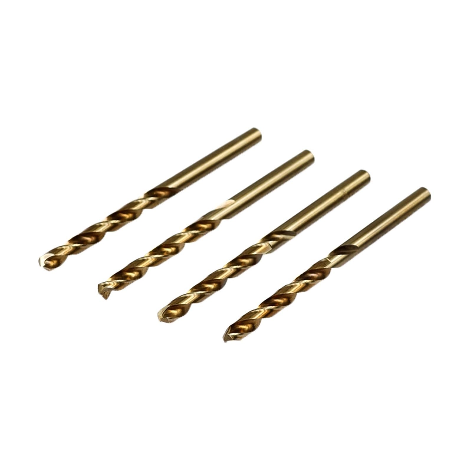 1.0-13mm zestaw wierteł spiralnych powlekanych kobaltem HSS M35 wiertło pistoletowe do drewna/metalu wycinak otworów elektronarzędzia (Size : 10mm, Color : 10pcs)