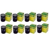 Mann Set of 8 Engine Oil Filters Spin-on For Audi Nissan VW Volvo 244 245 264 265 4000 5000 720 810