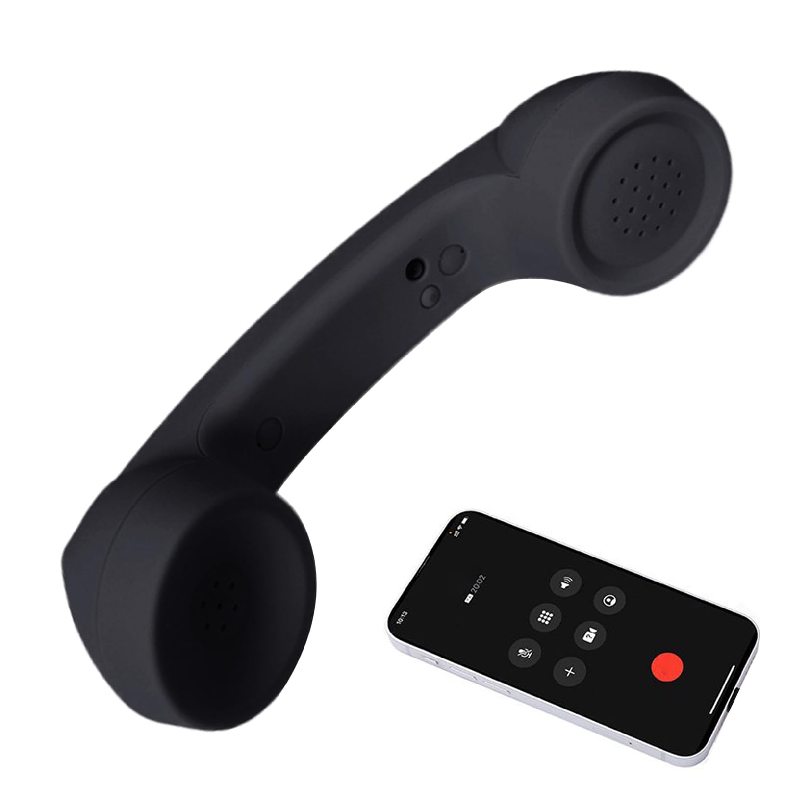 Teléfono inalámbrico portátil recargable con auricular retro de alta comodidad 8