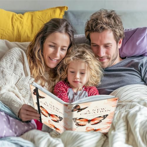 Image of Photo Album 4x6 120 Photos with Strong Elastic Band, Faith Butterfly