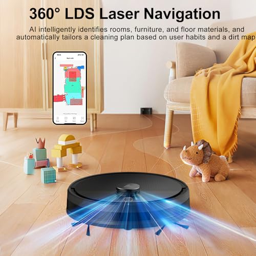 Robot Vacuum with Self-Emptying Station