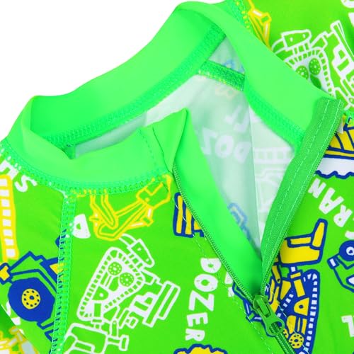 Image of Girls Long Sleeve Zipper Rash Guard 1 Piece UPF 50+ Sun Protection