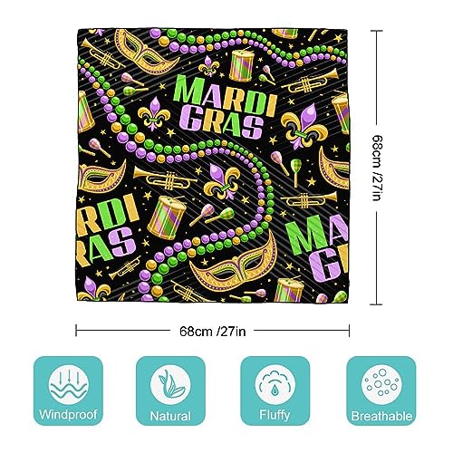 Fashion Hair Scarf for Women Lightweight Silk Feeling Head Scarves Square Bandanas2