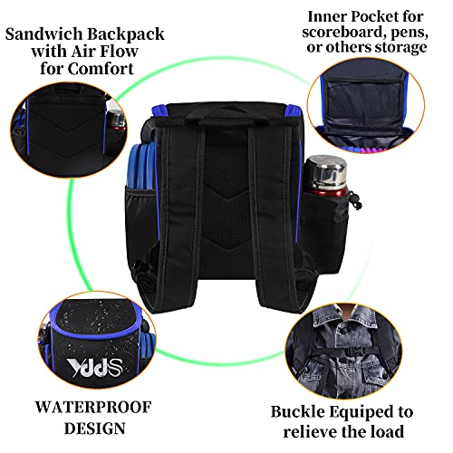 Juego de discos de golf para principiantes GOOSO y mochila de golf portátil de gran capacidad 5