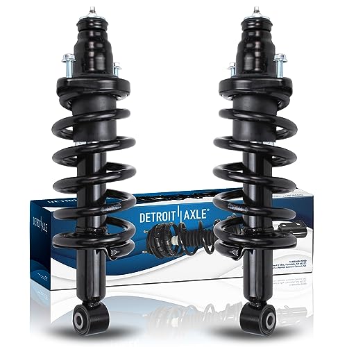 Image of Detroit Axle - Rear Struts for 2002-2006 Honda CR-V Complete 2 with Coil Spring 2003-05 Replacement Quick Install Ready Shocks Assembly