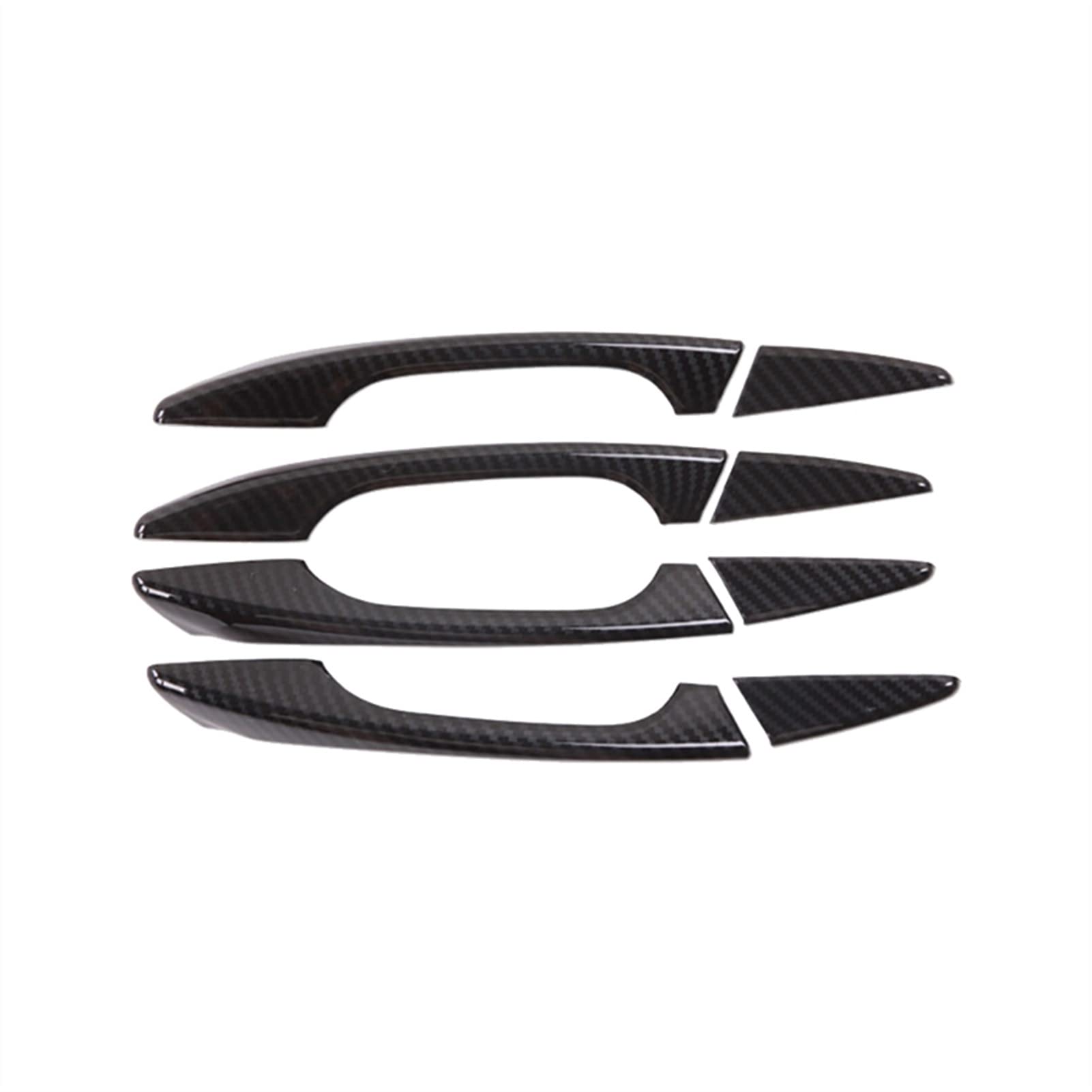Rinkteea One Color Exterior Car Door Handle For Acura Tlx 2016-2020 Car Abs Carbon Fiber Exterior Door Handle Cover Trims