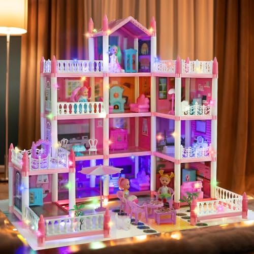 Girldiary 462-11 Doll House, Dream Dollhouse For Girls Pretend-Play Diy Dollhouse Kit thumb #4
