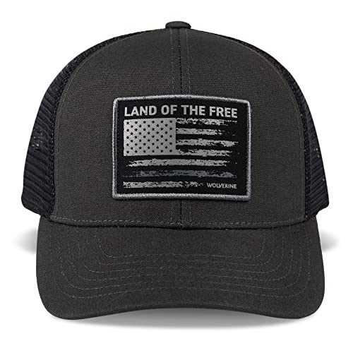 Image of Wolverine Trucker Hat | Mesh Back | Snapback | Adjustable | Rugged | Durable | Workwear