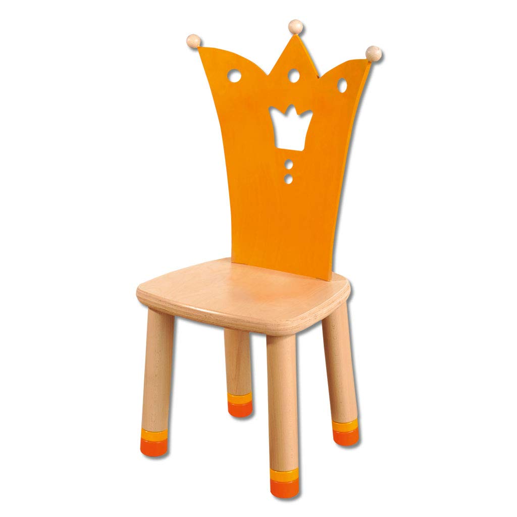 Wiemann Lehrmittel Geburtstagsstuhl für Kinder, aus Holz, Sitz höhenverstellbar