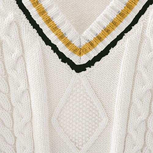 Boys Girls Knit Sweater Vest Sleeveless V-Neck Campus Style Pullover Tops Kids Fall Winter School Uniform Clothes4