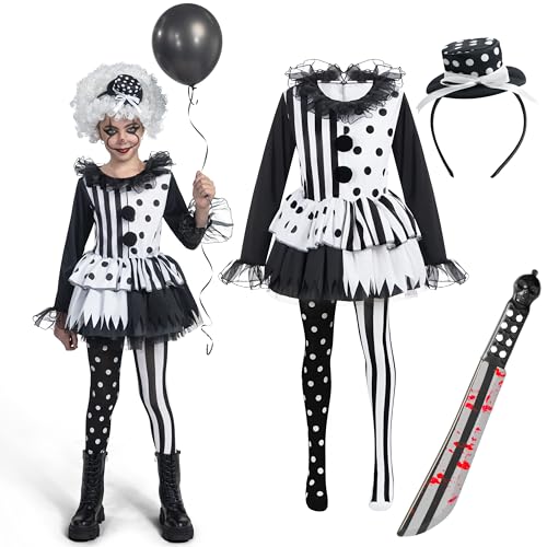 Disfraz de payaso para niñas talla pequeña miniatura 1