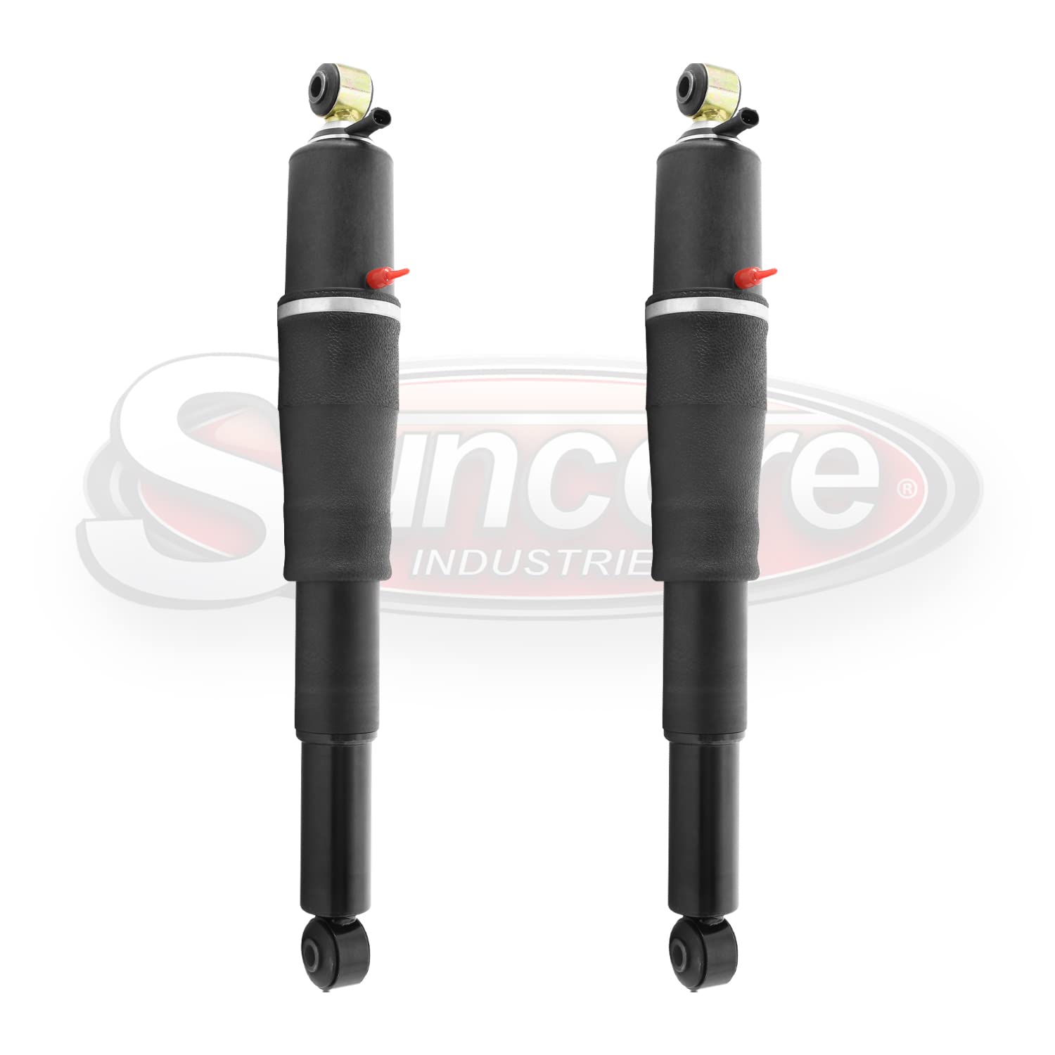 SUNCORE - Rear Pair Autoride Suspension Passive Air Shocks with Bypass Conversion Replacement for 2000-2014 GMC Yukon