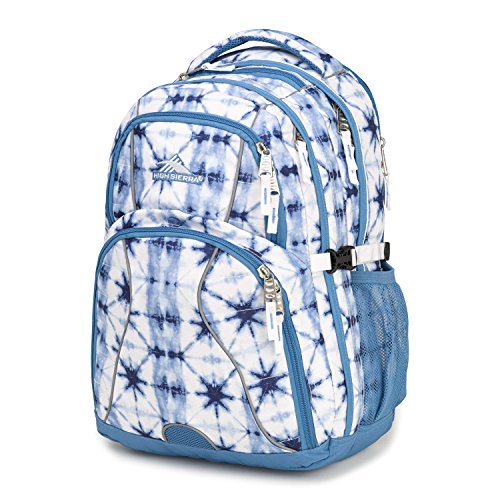 Image of High Sierra Swerve Laptop Backpack, Indigo Dye /Mineral /White, 19 x 13 x 7.75-Inch