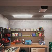 HOFTRONIC - 6er Pack LED Feuchtraumleuchte 150cm IP65-48W 5760 Lumen - 4000K Neutralweiß - Verknüpfbar - Kellerleuchte, Nassraumleuchte - Feuchtraum Wannenleuchte – Ansicht 3