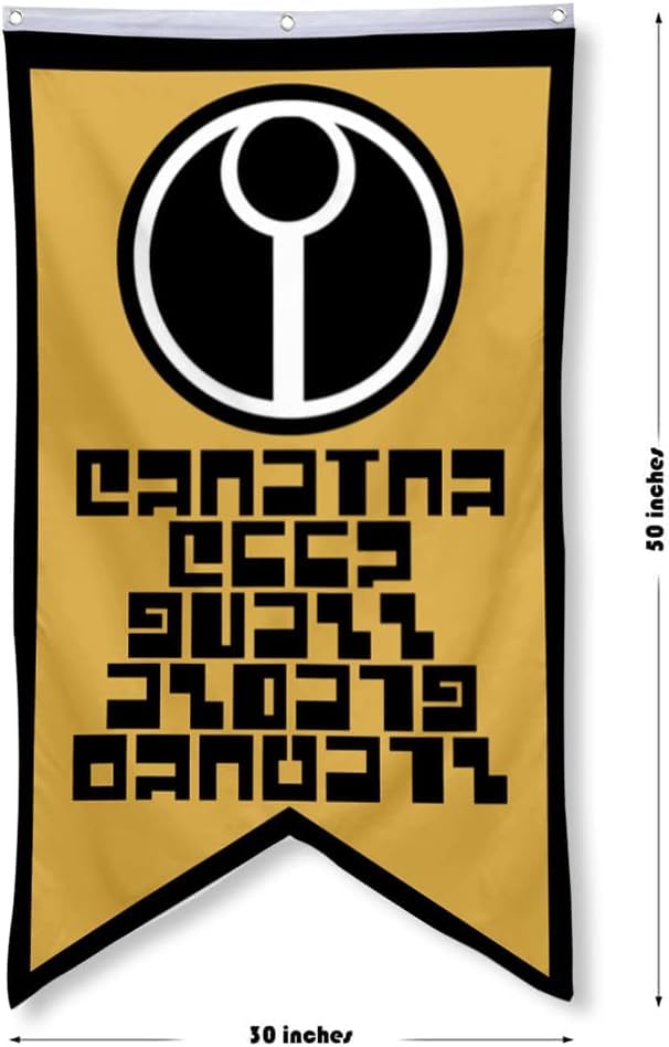 Dark Angels Chapter Banner Flag 30x50 Inch - Warhammer 40k Gaming Decor For Man Cave