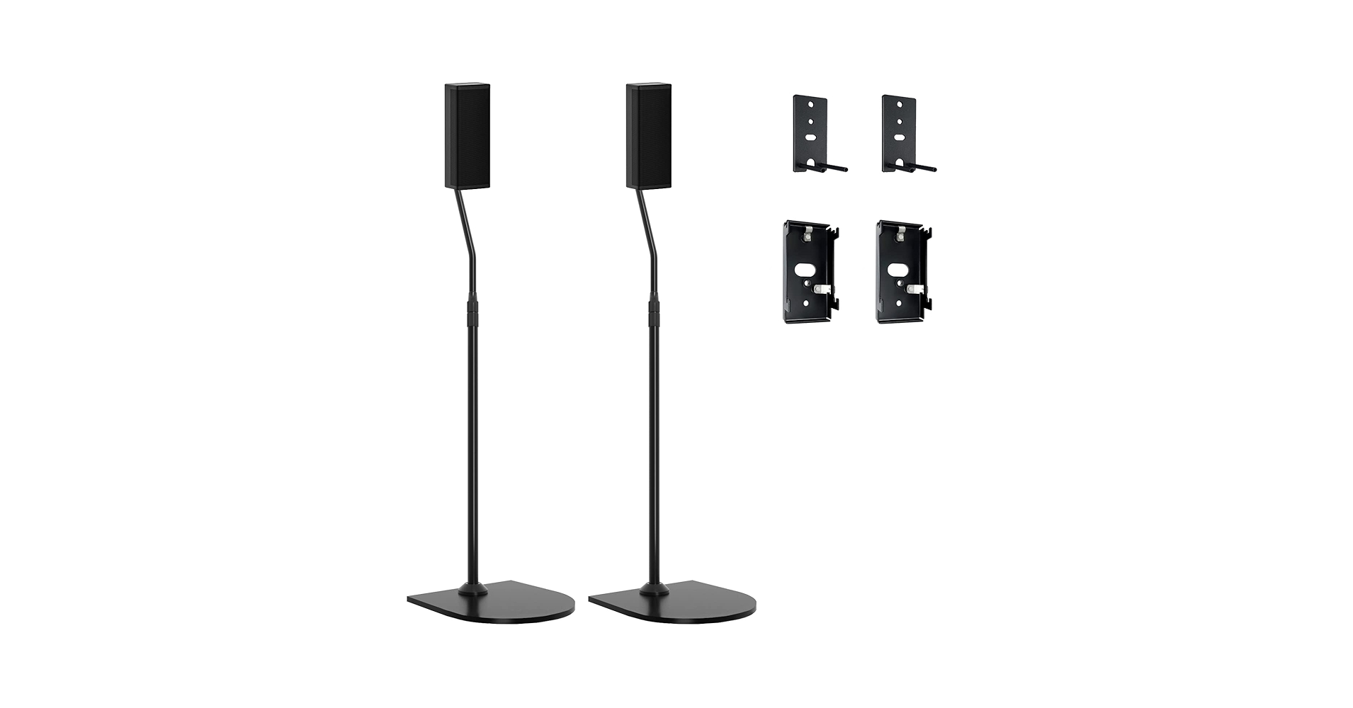 Bose Surround Speakers ヘコみあり スタンド付き Bose Surround Speakers with Stands - Black | Sweetwater
