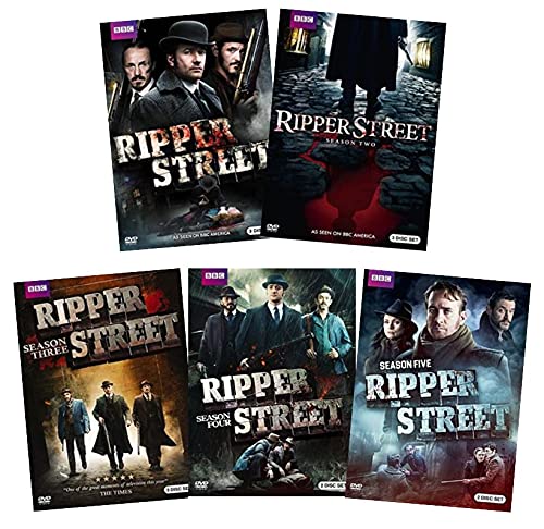 Ripper Street: The Complete Series BBC Video DVD Collection – The Complete First, Second, Third, Fourth and Fifth Seasons (Season 1 / Season 2 / Season 3 / Season 4 / Season 5)