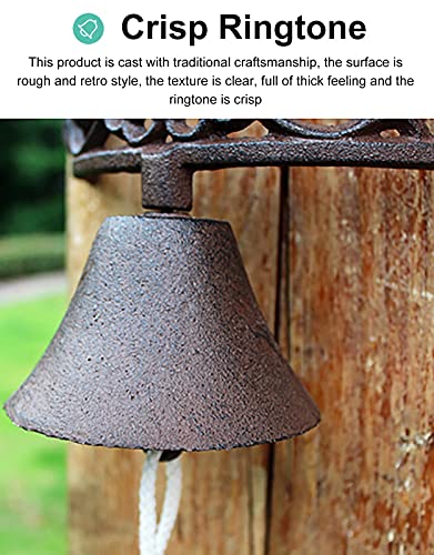 Ljha Dinner Bell Elk Dinner Bell With Accessories, Traditional Vibe Doorbell For Family Dinner, Hanging Doorbell Surface Mount Moisture Resistance Bell #TOP4