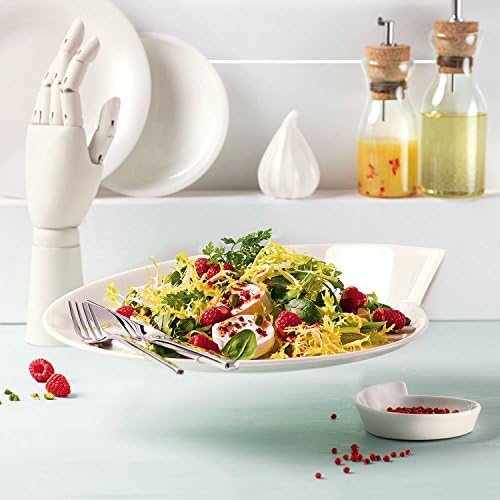 Villeroy & Boch, NewWave, Presentation Plate, 30 cm, Premium Porcelain, Dishwasher Safe, White