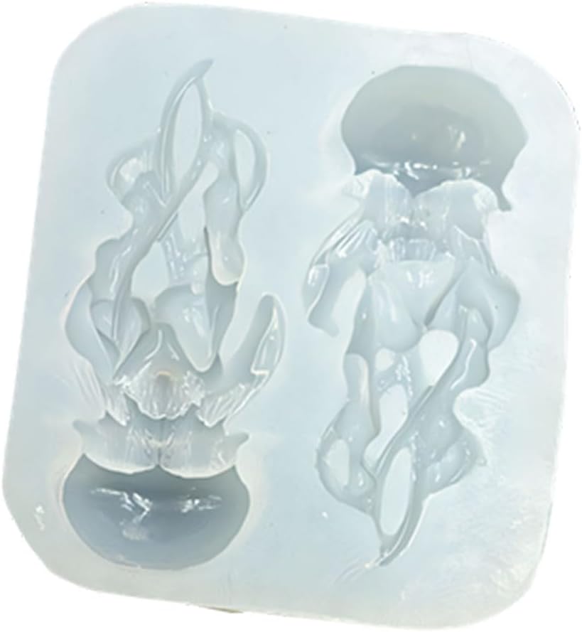 Professional Nails Art Jellyfish Shape Small Accessory Mold Nails Decorative for Salon Manicure Decorations Craft Mold