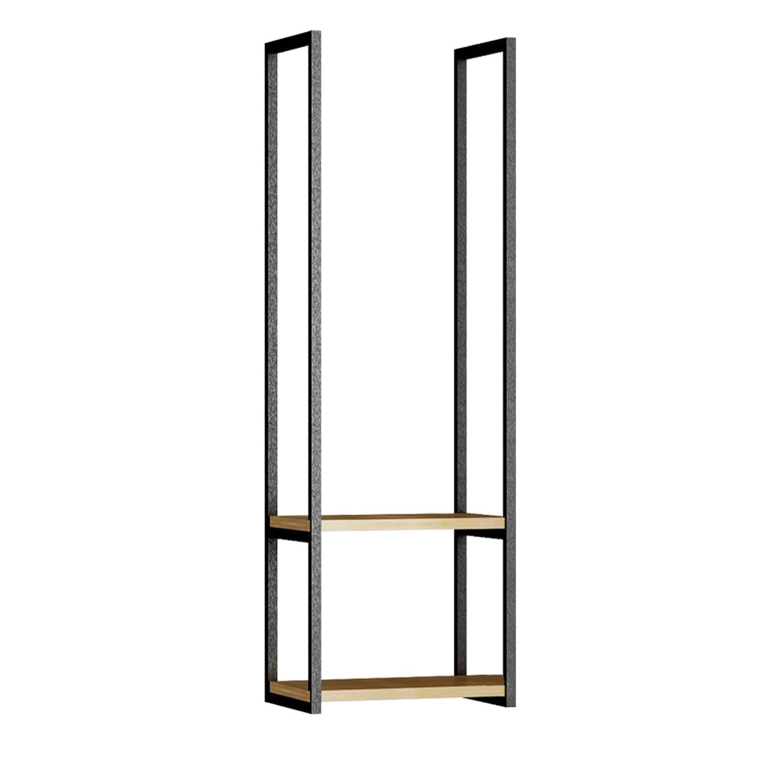 Scaffale sospeso in legno, 2 mensole da soffitto per piante e vino, salvaspazio, cucina per casa e ufficio, ideale per decorazioni e soluzioni di archiviazione
