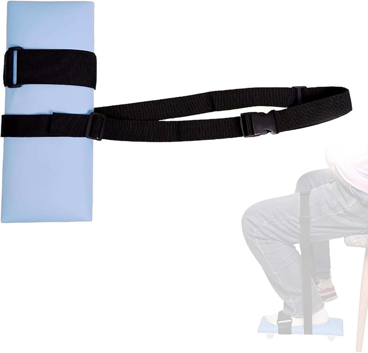 MiBoce Knee Joint Rehabilitation Skateboard, Knee Flexion and Extension Trainer, Extend/Bending Angle: 0-145°, with Hand Strap and 360° Swivel Wheels, for People With Stiff Joints And Unable To Flex