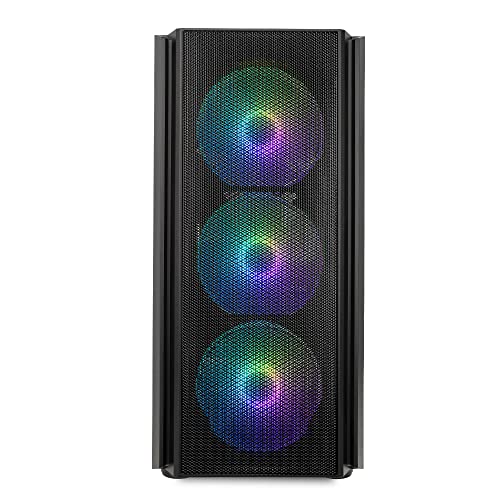 PC Gamer Completo Mancer, AMD Ryzen 5 4600G, Vega 7, 8GB DDR4, SSD 240GB, Fonte 500w 80 Plus