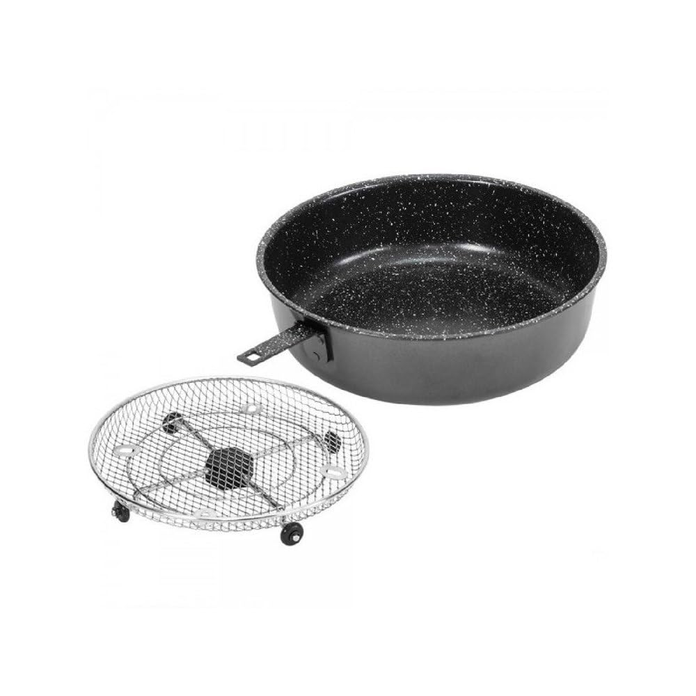 Cecotec Pack de Accesorios para Snacks y Cubeta Plana TurboCecofry 4D. Especial Snacks y Cubeta Plana para Pizzas, 3 Litros de Capacidad, Aptos para Lavavajillas