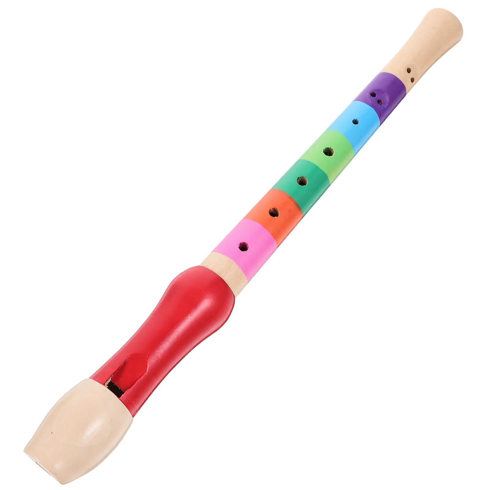 Anfänger Blockflöte 8-Loch-Sopranblockflöte Mit Hoher Tonhöhe Musikinstrument Holz Leicht Zu Spielen Für Anfänger Farbenfrohes Design