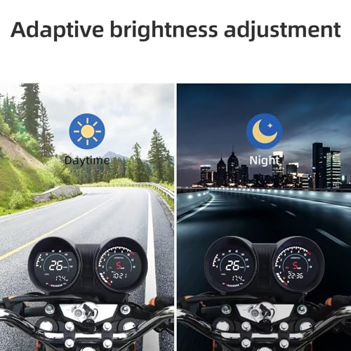Compteur vitesse moto LED résolvant les pannes d'affichage