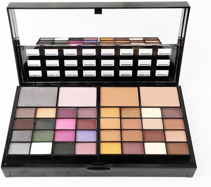 Miniatura 7 de Kit de maquillaje profesional de 74 colores todo en uno, incluye 36 maquillaje de sombra de ojos, 16 brillo de labios, 12 crema con purpurina, 4