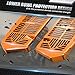 NICECNC Orange Radiator Guards Protection Cover Compatible with KTM 125-450 XC SX XCF SXF 2023-24 150-500 EXC EXCF XCW XCF-W XW-F 2024,Compatible with Husqvarna 125-450 FC FX TX TC 2023-24,See fitment