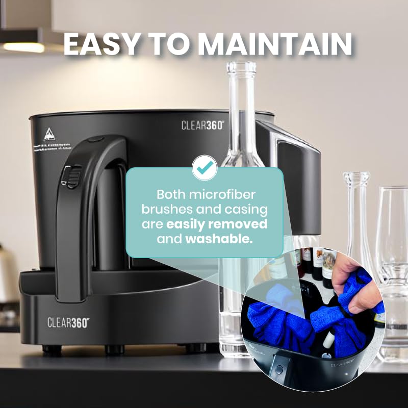 clear360 home glassware polisher