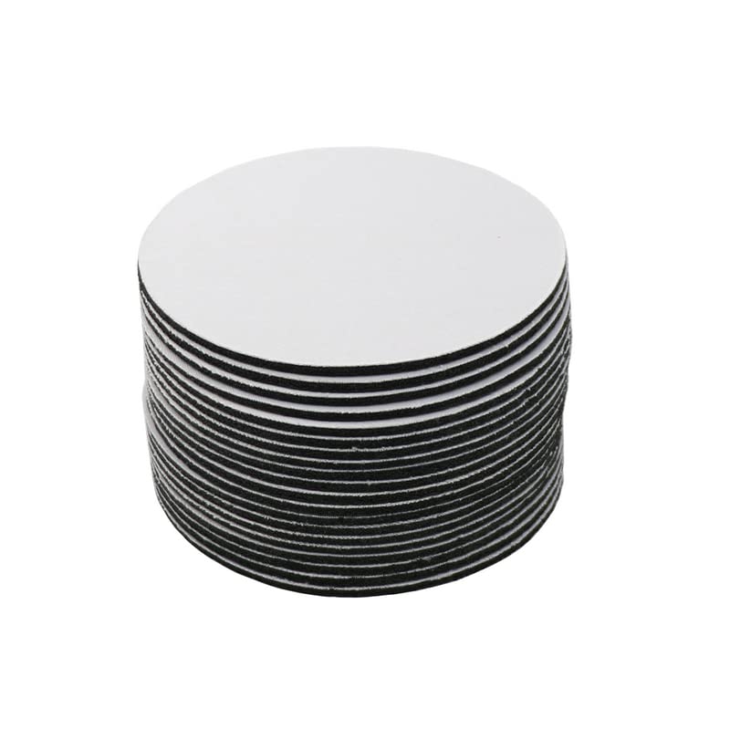 20/40/60PCS Sottobicchieri in bianco di sublimazione per fai da te mestiere pressatura a caldo sublimazione trasferimento di calore sottobicchiere rotondo pressato a caldo (60PCS)