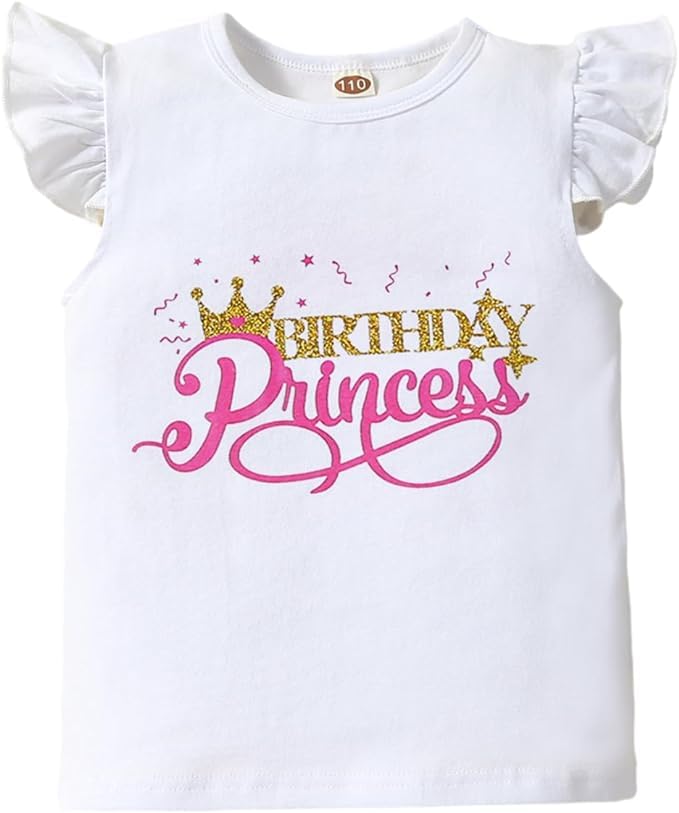 Toddler Baby Girls Birthday Princess Outfits Polka Dots Bubble Tulle Tutu Skirt Sets 2Pcs3